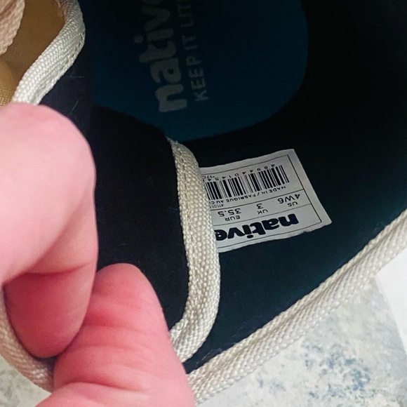 NATIVE Sneakers Johnny Treklite Bone White/Shell - Picture 9 of 16